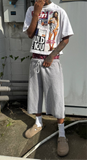 HIDDEN FOURS BOXER BAGGY SHORTS